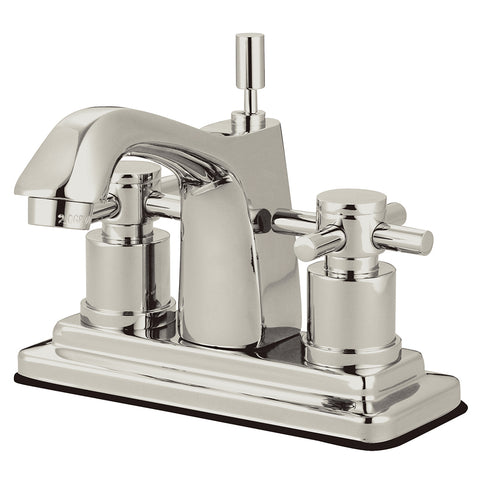 Kingston Brass KS8648DX 4-Inch Centerset Lavatory Faucet, Satin Nickel - Satin Nickel