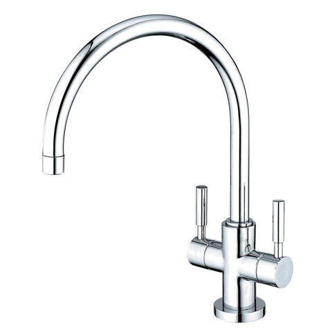 Kingston Brass KS8771DLLS Concord 8" Centerset Kitchen Faucet, Polished Chrome - Polished Chrome