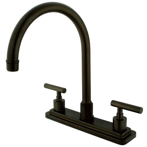 Kingston Brass KS8795CMLLS Centerset Kitchen Faucet, Oil Rubbed Bronze - Oil Rubbed Bronze