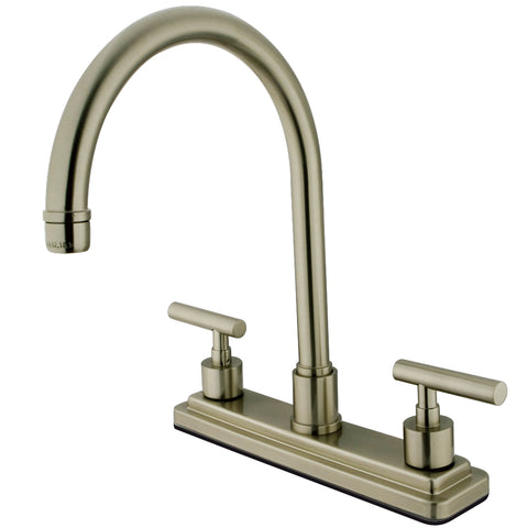Kingston Brass KS8798CMLLS Centerset Kitchen Faucet, Satin Nickel - Satin Nickel