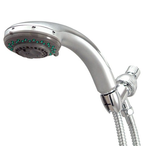 Kingston Brass KX2528B 5 Setting Hand Shower with Stainless Steel Hose, Chrome - Satin Nickel