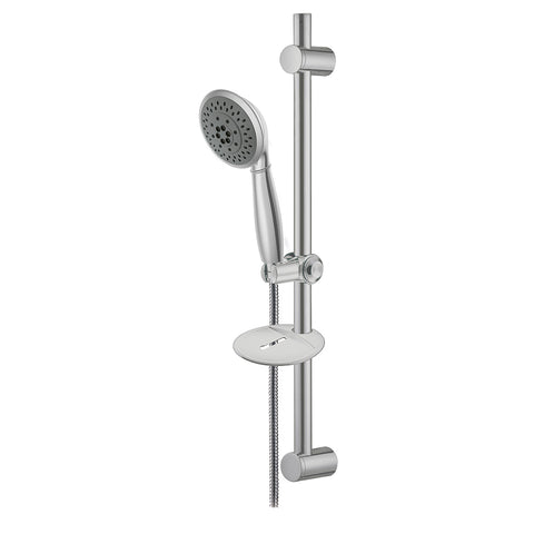 Kingston Brass KX2528SBB 5 Setting Hand Shower with Slide Bar Kit and Stainless Steel Hose, Satin Nickel - Satin Nickel
