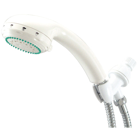 Kingston Brass KX2651B Adjustable Personal Shower with Metal Hose, White - White