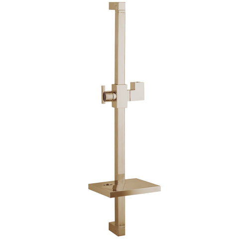 Kingston Brass KX8268 23.6" ABS  and Stainless steel Slide Bar with Soap Dish, Satin Nickel - Satin Nickel