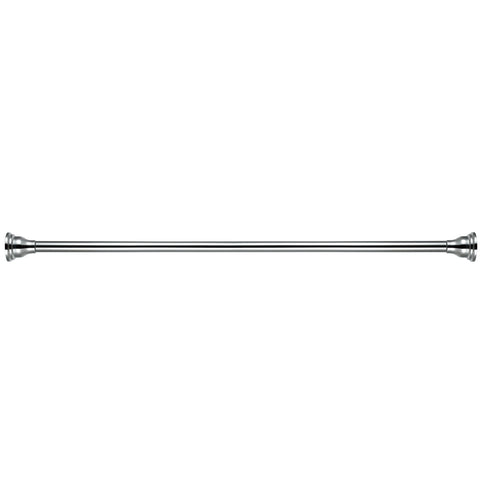 Kingston Brass SR111 Americana 72" Tension Shower Rod with Decorative Flange,  Polished Chrome - Polished Chrome
