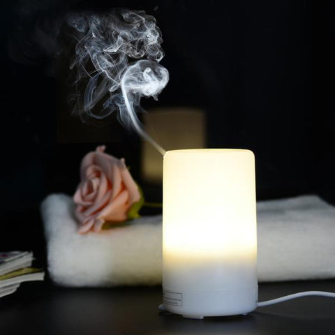Ultrasonic 2-in-1 USB 6-LED Fragrance Lamp Humidifier