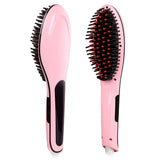 BBP-2000 Anti-Static Ceramic Hair Straightener Heating Detangling Hair Brush with EU Plug
