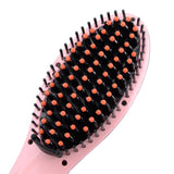 BBP-2000 Anti-Static Ceramic Hair Straightener Heating Detangling Hair Brush with EU Plug