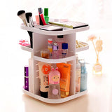 Korean Style Tabletop 360??Rotating Large Capacity Cosmetic Organizer Box