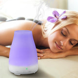 1508C 100mL Household Office Humidifier Ultrasonic Essential oil Diffuser Waterless Auto Shut-off function 7 Colors-adjusted LED light Aromatherapy