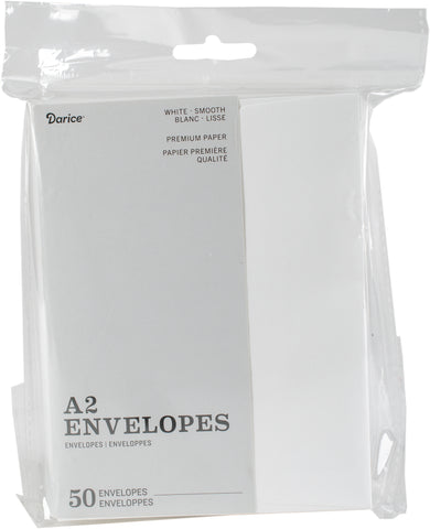 Heavyweight A2 Envelopes (4.375"X5.75") 50/Pkg-White