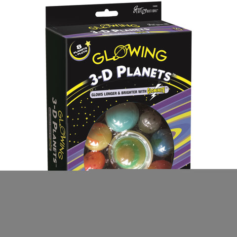 Glowing 3D Planets Kit-