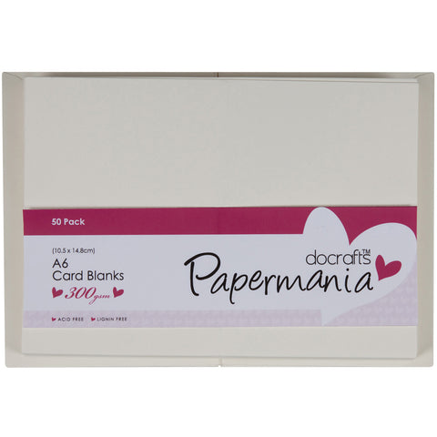 Papermania Cards W/Envelopes A6 50/Pkg-Cream