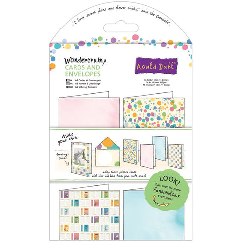 Roald Dahl Cards/Envelopes A6 12/Pkg-