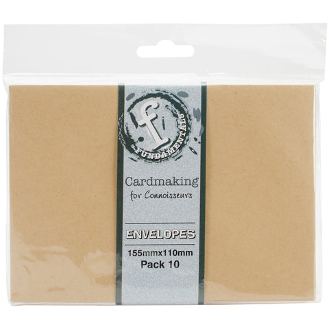 Fundamentals Cardmaking A6 Envelopes 10/Pkg-Kraft