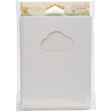 Jillibean Soup Shaker Cards W/Envelopes 5.5"X4.25" 6/Pkg-Cloud