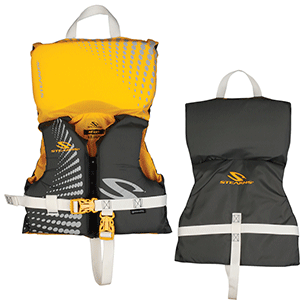 Stearns Infant Antimicrobial Nylon Life Jacket - Up to 30lbs - Gold Rush