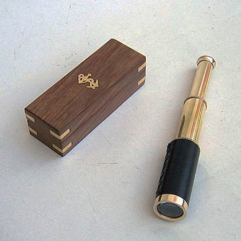Telescope With Wood Box