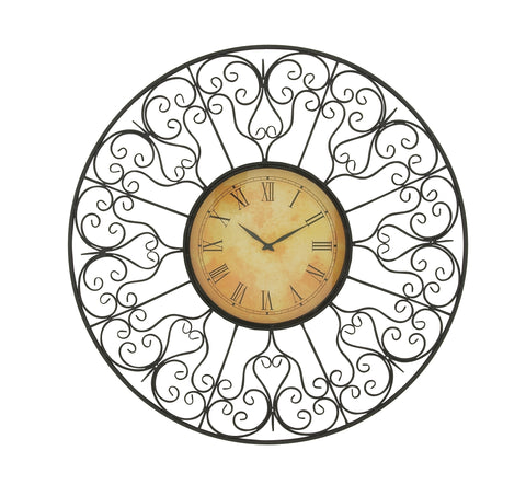 Vintage Styled Metal Outdoor Clock
