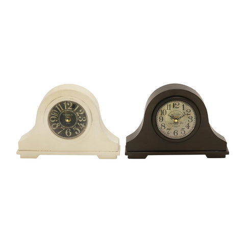Metal table clock assorted 2