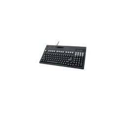 Unitech K2726 Keyboard Scanner Port DB9F MSR Triple Track 104-Key USB Black K2726U-B
