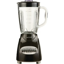 Brentwood Appliances JB-920B 12-Speed Countertop Blender with Glass Jar (Black)