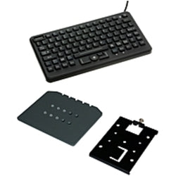 Havis iKey PKG-KB-101 USB Keyboard With Mounting Tray - Black