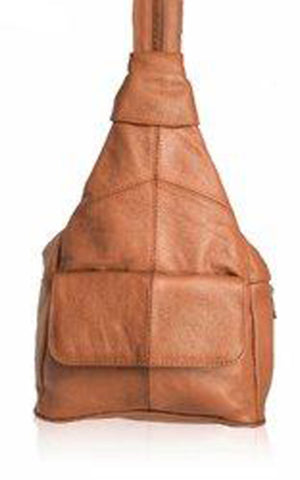 AFONiE Super Soft Leather Backpack Sling Style