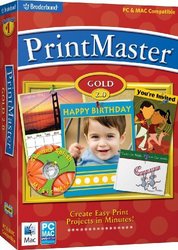 PrintMaster Gold 2.0 Design Software for Windows/Mac