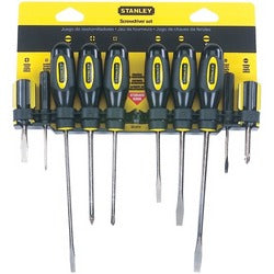 Stanley 10-piece Standard Fluted Screwdriver Set