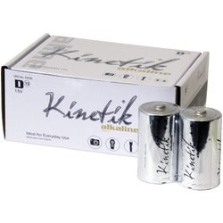 Kinetik D Alkaline Batteries, 12 Pk