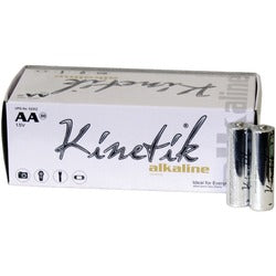 Kinetik Aa Alkaline Batteries, 50 Pk