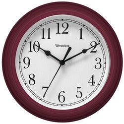 Westclox 9&quot; Decorative Wall Clock (red)