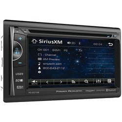 Power Acoustik 6.2&quot; Incite Double-din In-dash Lcd Touchscreen Dvd Receiver With Bluetooth &amp; Siriusxm Ready