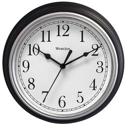 Westclox 9&quot; Decorative Wall Clock (black)