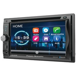 Power Acoustik 6.2&quot; Incite Double-din In-dash Detachable Lcd Touchscreen Dvd Receiver With Bluetooth