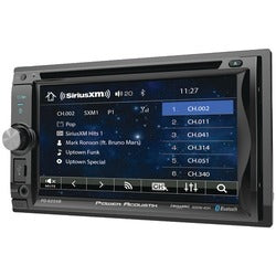Power Acoustik 6.2&quot; Incite Double-din In-dash Detachable Lcd Touchscreen Dvd Receiver With Bluetooth (siriusxm Ready)