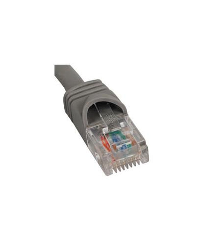 PATCH CORD, CAT 6, MOLDED BOOT, 10' GY