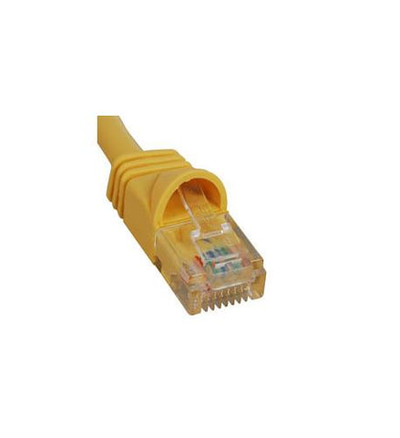 PATCH CORD, CAT 6, MOLDED BOOT, 14'  YL