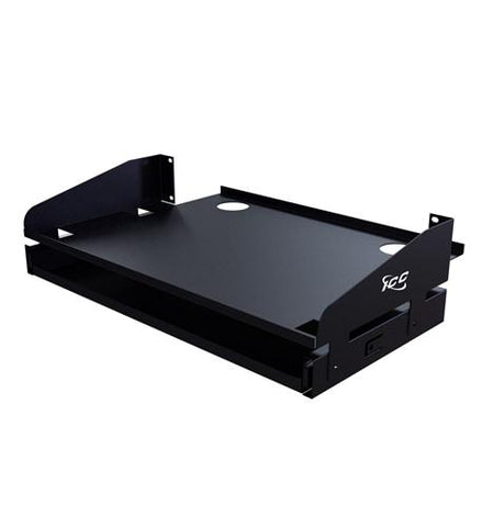 LCD MONITOR SHELF, SLIDING KEYBOARD TRAY