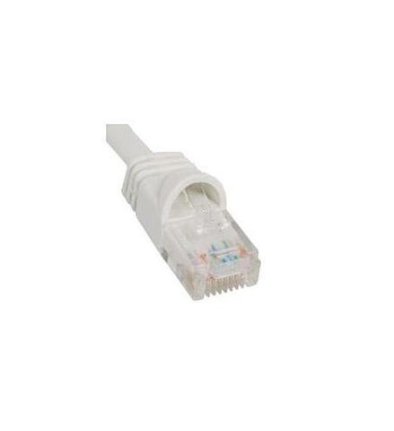 PATCH CORD, CAT 6, MOLDED BOOT, 10'  WH