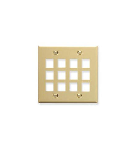 IC107F12IV - 12Port Face - Ivory