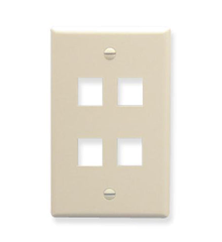 IC107F04AL - 4Port Face, Almond
