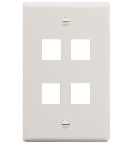 IC107F04WH - 4Port Face White