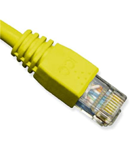 PATCH CORD, CAT 6, MOLDED BOOT, 3'  YL