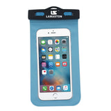 Case of 5 LAMASTON Extra Large Waterproof Phone Case for iPhone 6 Plus, 7 6S, Samsung Galaxy S6 Edge S7. Best Dust Dirt Proof, Snow proof, Waterproof Phone Pouch Bag for Cellphone up to 6 inches(Blue)