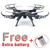 LAMASTON X5SW-1 WIFI HD Camera RC Quadcopter Kit FPV Real Time RC Airplane, Transmission 2.4G Remote Control Helicopter Drone 4 Channel Aircraft with Extra Battery