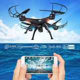 LAMASTON X5SW-1 WIFI HD Camera RC Quadcopter Kit FPV Real Time RC Airplane, Transmission 2.4G Remote Control Helicopter Drone 4 Channel Aircraft with Extra Battery